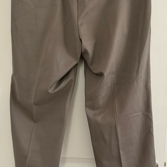 LEE (No Iron) Men’s Brown Relaxed Fit 100% Cotton Dress Pants-Size 40 X 30 - Picture 7 of 9
